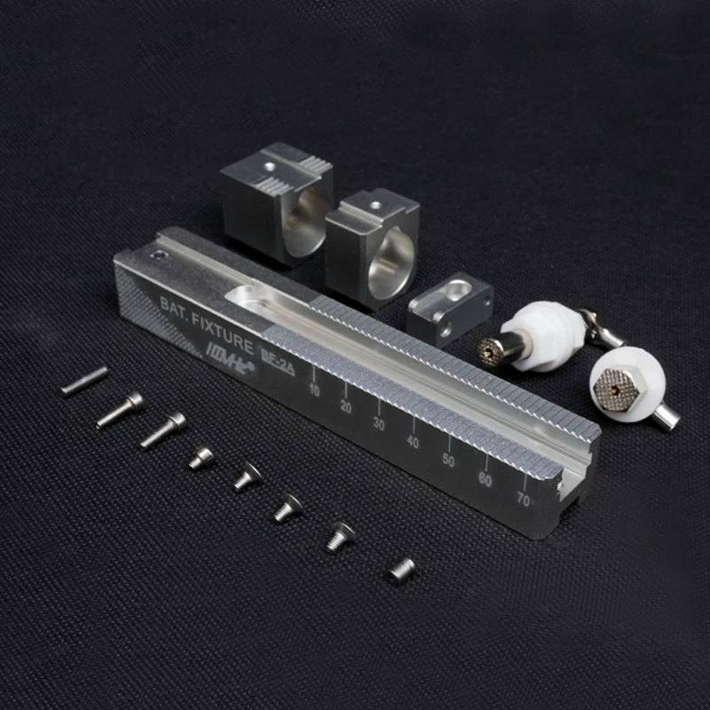 High Current BF-2A Double Self-locking CNC Aluminum Alloy Four-wire Battery Holder 18650 Battery Holder DIY Battery