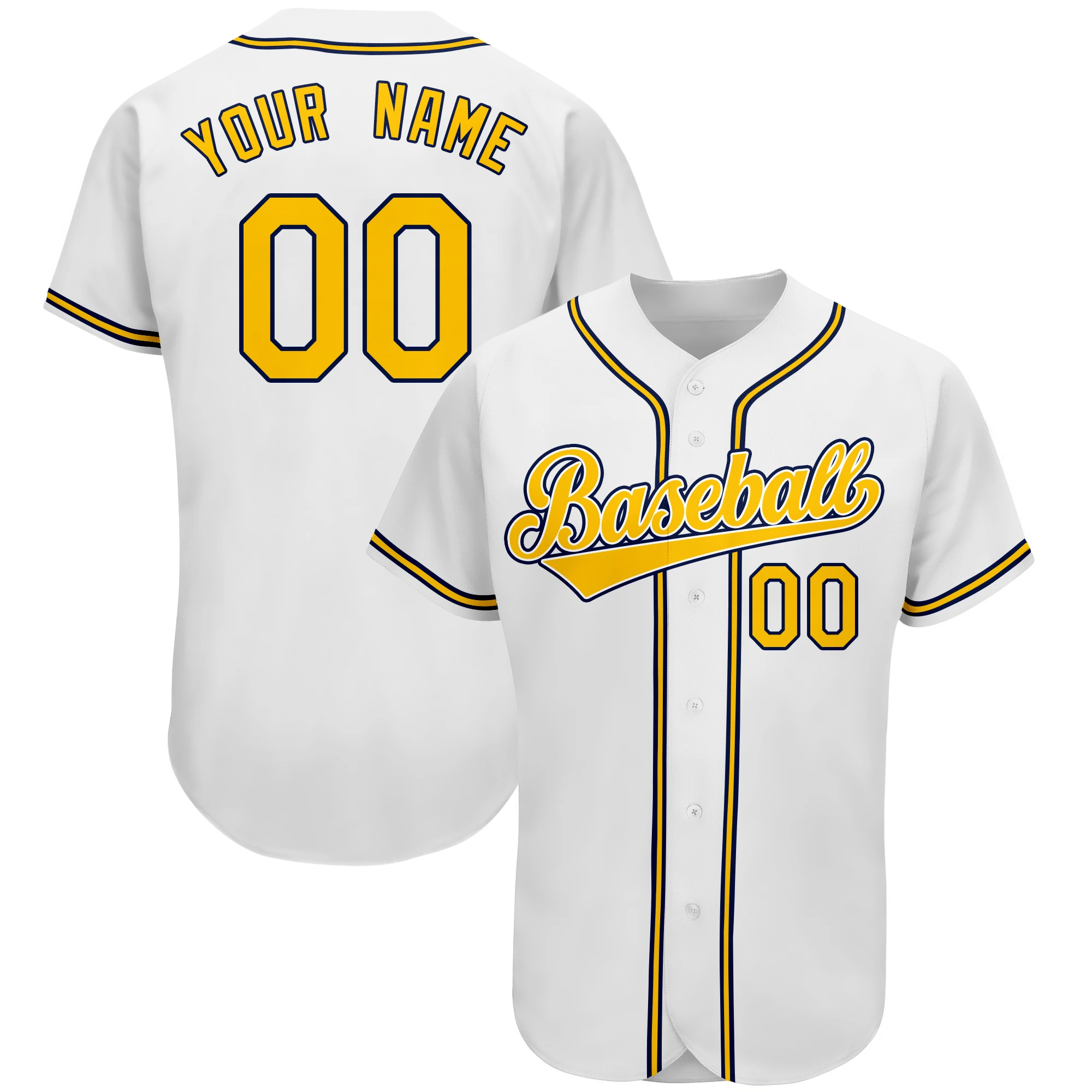 Custom Plain Baseball Jersey Team Training Uniform Printing Stitched Own Name Number Softball Sports for Men