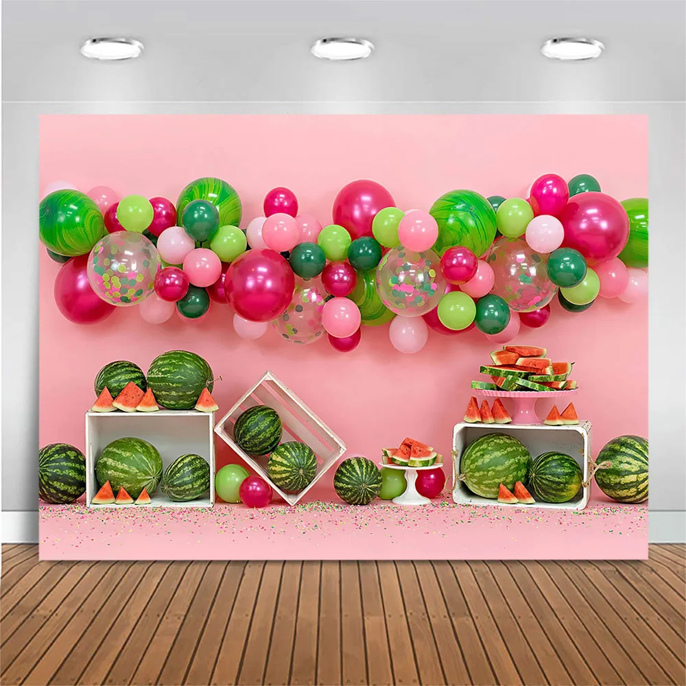 Mocsicka الطفل حفلة عيد ميلاد واحدة كعكة سحق خلفية التصوير بالون الطفل صورة خلفية الديكور استوديو الصور