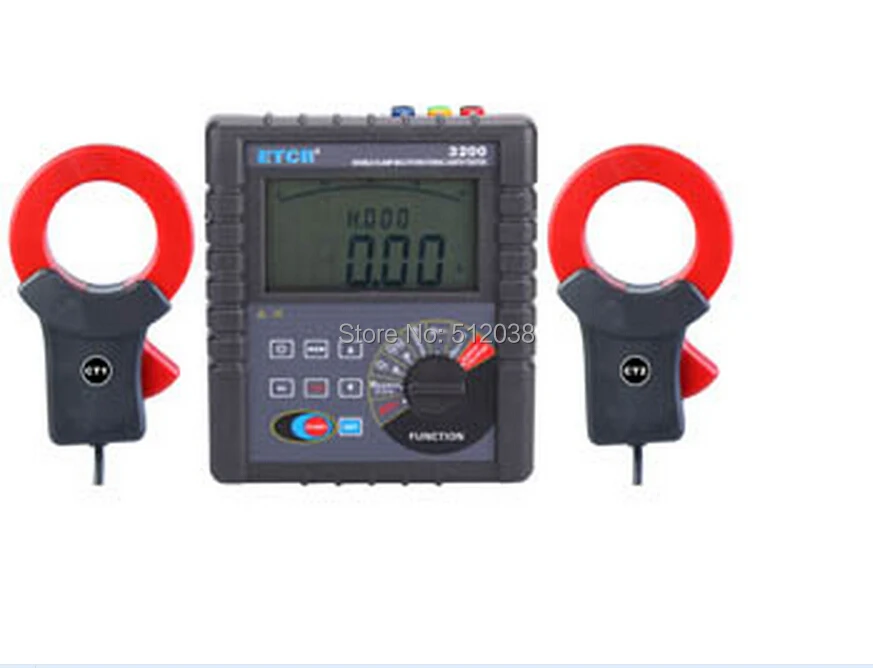 

ETCR3200 Double Clamp Grounding/Earth Resistance Tester