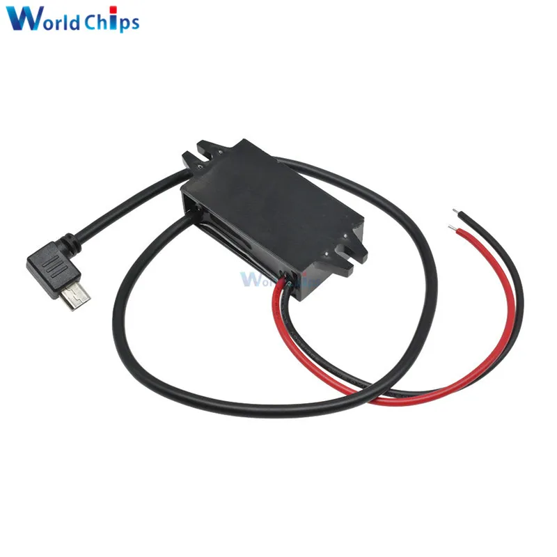 DC-DC 12V to 5V 3A Converter Step Down Power Supply Module Micro USB DC/DC Power Converter Waterproof