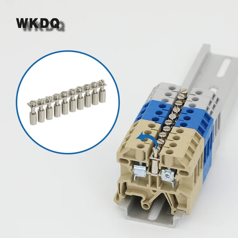 SAK2.5 Q10 Fixed Bridge For SAK2.5EN SAK 2.5 EN Accessories  DIN Rail Terminal Blocks Jumper 1Pc SAK2.5Q10