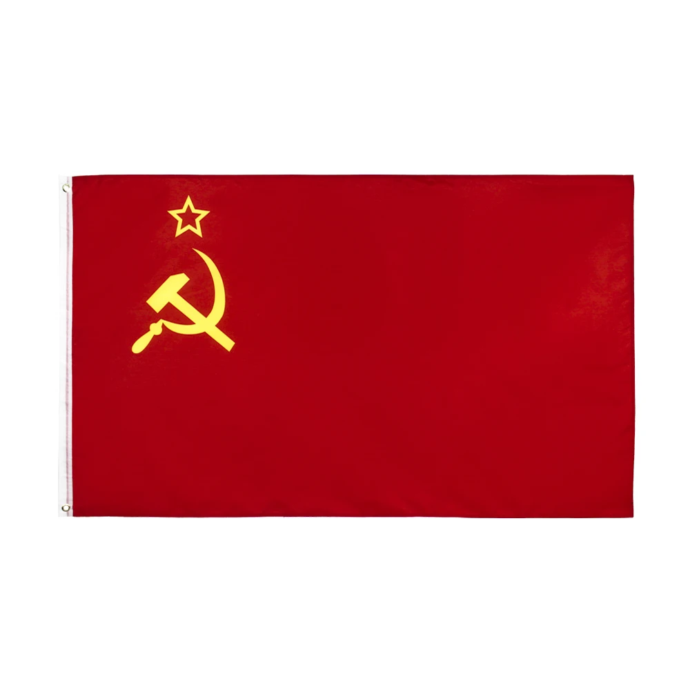 johnin 90x150cm Red CCCP Union of Soviet Socialist Republics USSR Flag