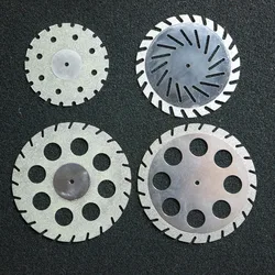 Dental Lab diamond Double sided cutting disc for Cutting Plaster Disc Wheel Dental Lab Tool 32-45mm*0.30mm with mandrels