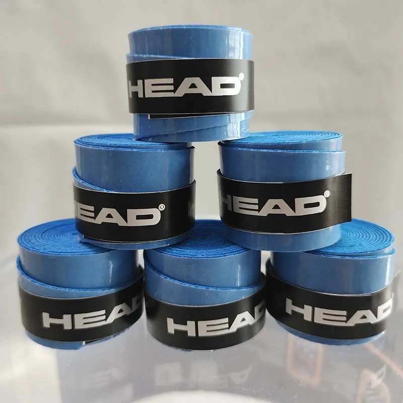 6 stuks Originele HEAD Overgrip Anti Slip Tennisracket Zweetband Grips Padel Schokabsorptie Grip Tape Training Accessoires