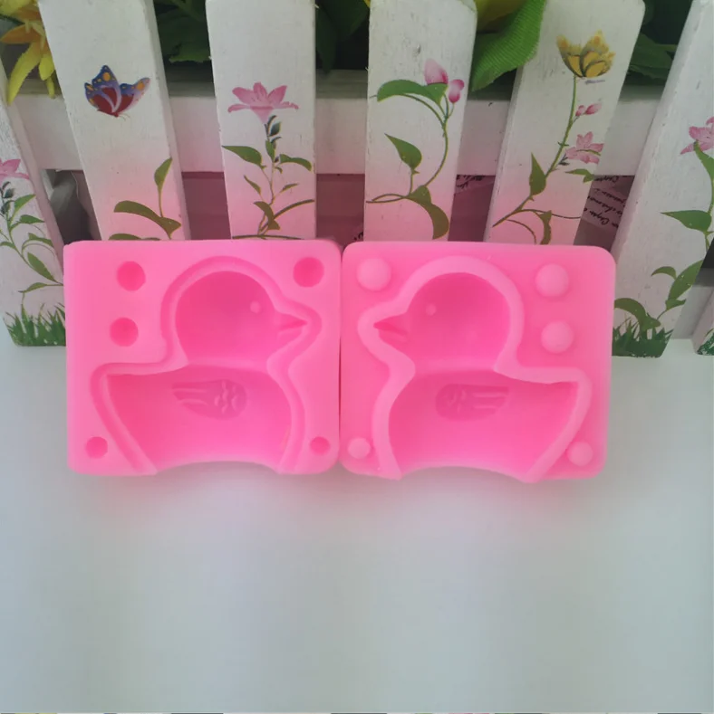 Duck Shaped Silicone Mold Fondue Cake Decorating Tool Candy Cookie Chocolate Mold Kitchen Baking Tool 3D Duck Silicone Mold