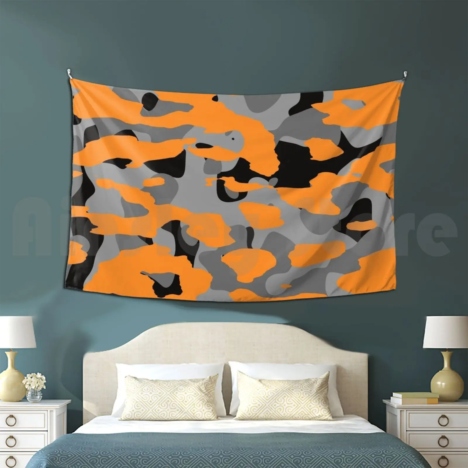 Orange Camo Customized Tapestry Camouflage Orange Hunting Hunter For Women For Her For Girls For Men