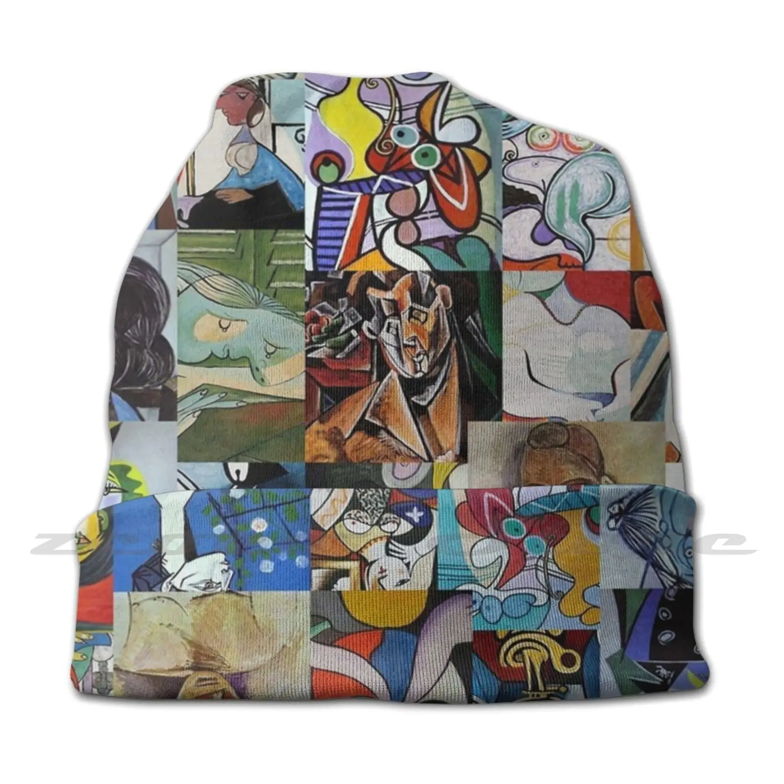 Pablo Picasso Knit Hat Hedging Cap Soft Elasticity Outdoor Sports Leisure Picasso Spanish Cubism