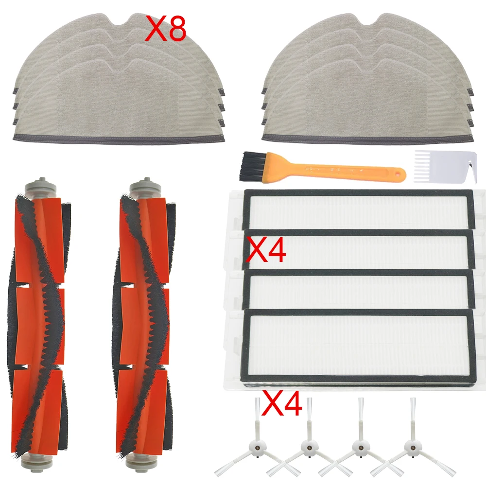 Filtro Dreame L10 Pro Robot aspirapolvere, rullo laterale filtro HEPA panni Mop Dry Wet Mopping spazzola principale per Dreame D9