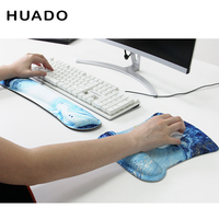 Wrist Rest Mouse Pad and Keyboard Pad Soft Sponge Protect your Wrist Ergonomic Design for PC Computer Work