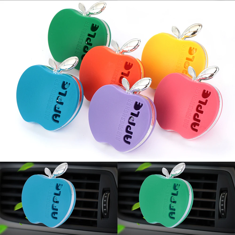 Car Perfume Air Freshener With Supplements Cute Apple Original Flavor Lavender Fragrance Flavor Auto Accessories