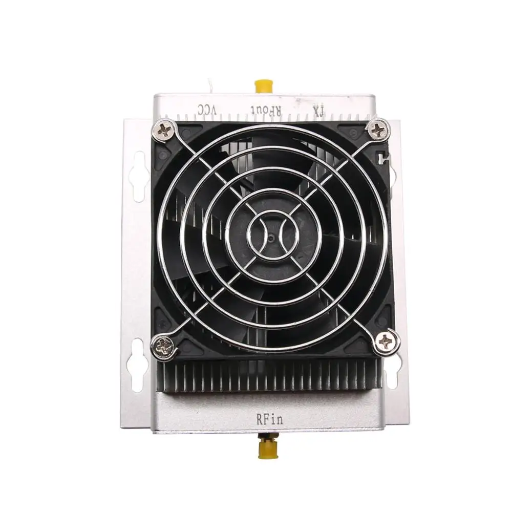 Tzt 400-470Mhz 433Mhz Hf Radio Eindversterker Uhf 80W Ham Interphone + Heatsink + Fan