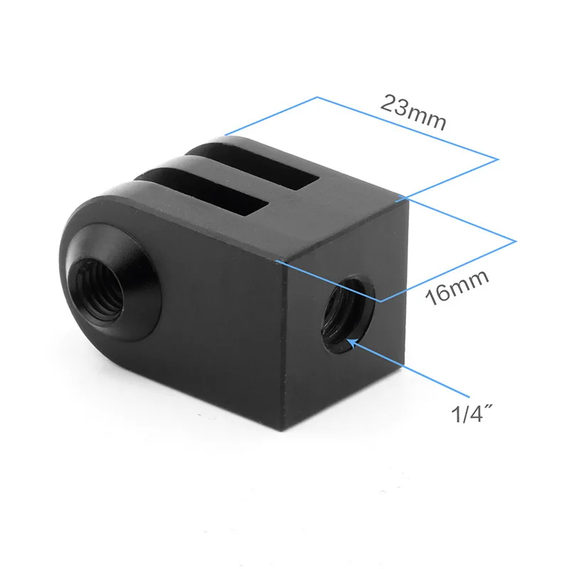 Aluminum Tripod Mount Adapter Monopod Adaptor for GoPro Hero 11 8 Black 7 6 Xiaomi Yi 4K SJCAM Action Camera Go Pro Accessories