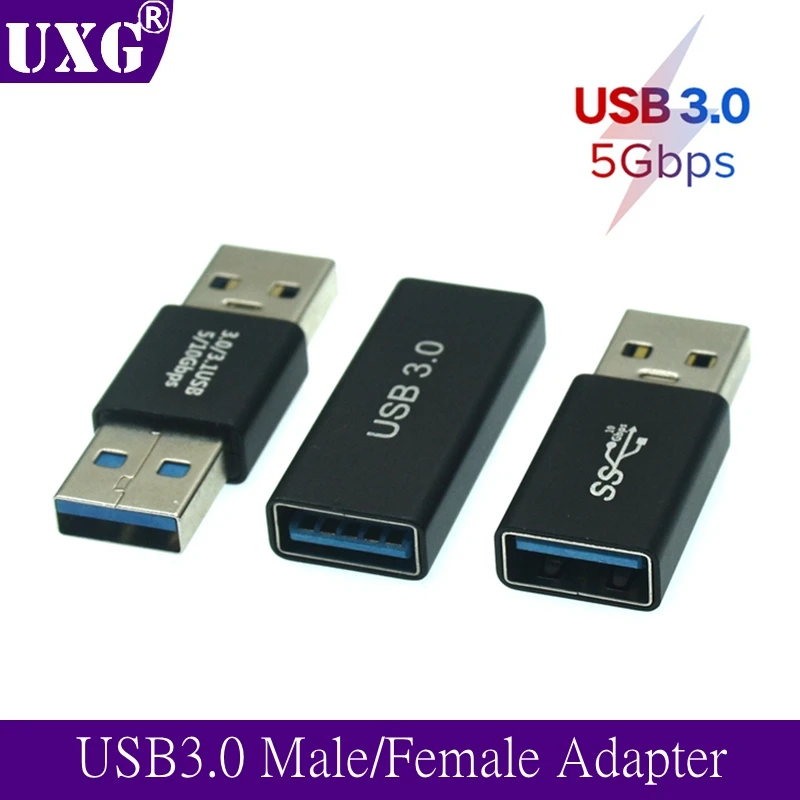 

NEW 5Gbps USB 3.0 A Male to A Male Female Adapter USB3.0 AM to AF Coupler Connector Extender Converter for laptop PC