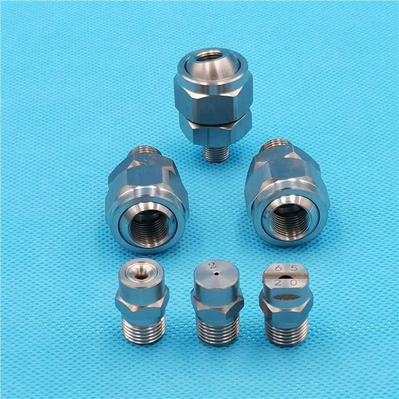 Stainless Steel Adjustable Ball Joint Spray Nozzle,Universal Ball Joint Nozzle,Metal Adjustable Ball full cone/Fan Spray Nozzle