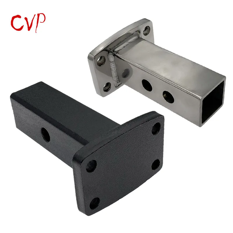 CVP Trailer Pintle Hook Receiver Hitch Adapter Plate Mount Camper RV Parts Caravan Accessories