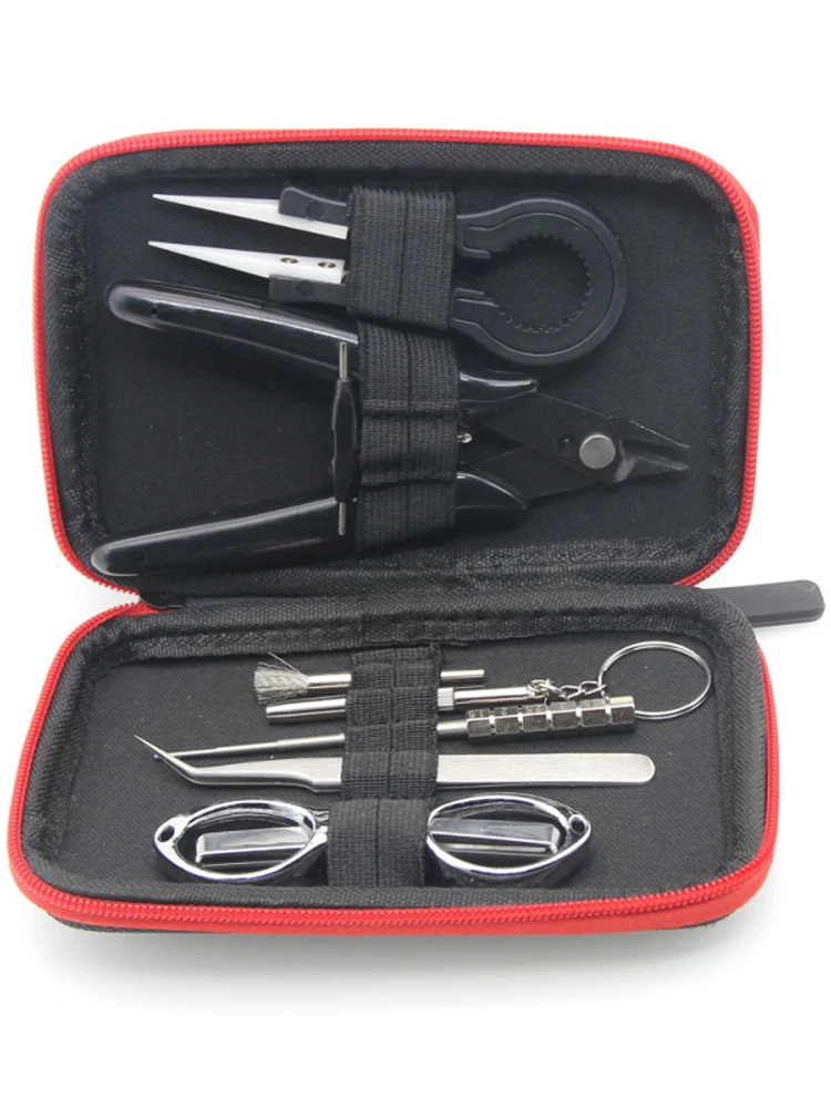 Diy ferramenta saco pinças alicate fio aquecedores kit bobina gabarito enrolamento removedor caso abridor kit de ferramentas de reparo conjunto abridor