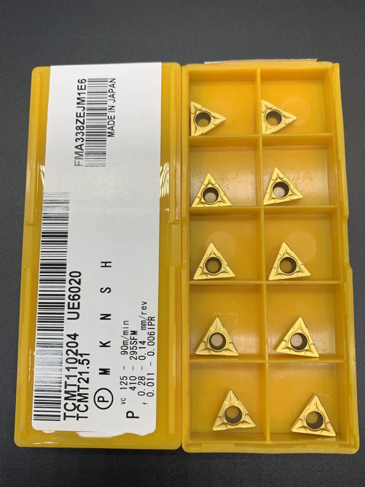 TCMT110204 VP15TF UE6020 US735 CNC Carbide Inserts Blade TCMT 110204 Metal Murning Mool External Cutting Turning Tools