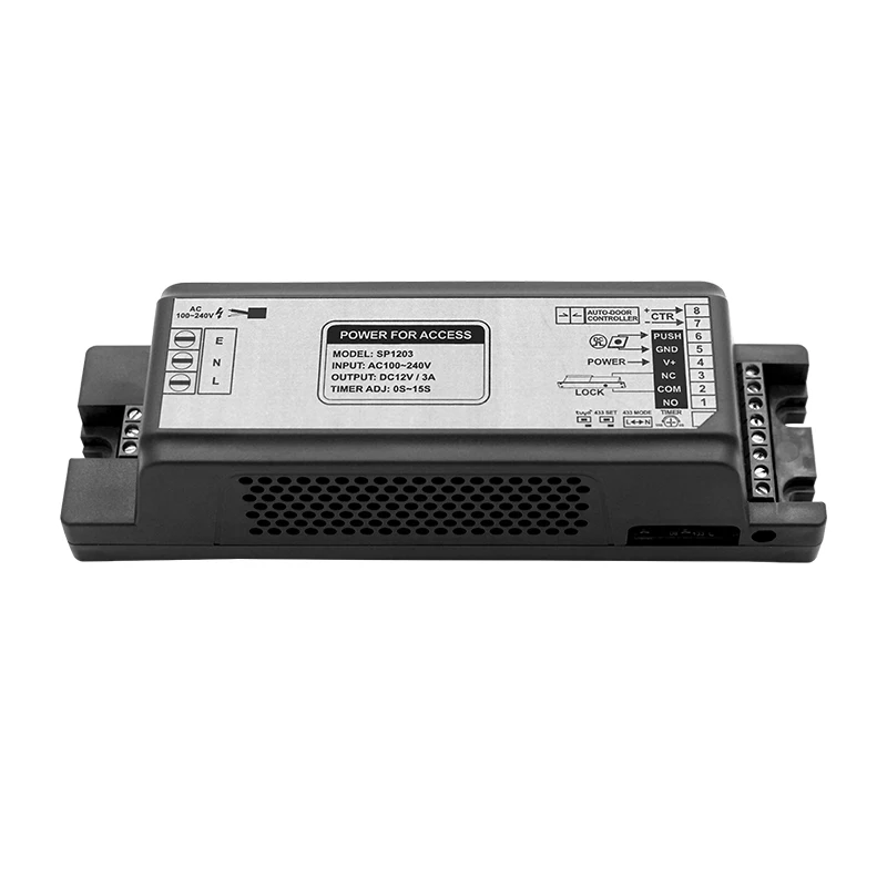 Access Control Power Versorgung Transformator Tür Lieferant Adapter Convertor System Maschine DC 12V 3A AC100 ~ 240V