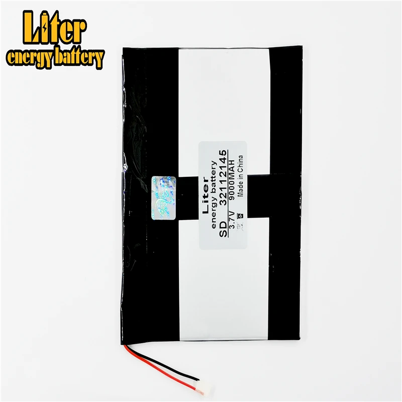 3,7 V 9000mAH SD 32112145 (batería de polímero de iones de litio/Li-ion) para tableta pc, Banco de energía móvil, teléfono móvil, altavoz