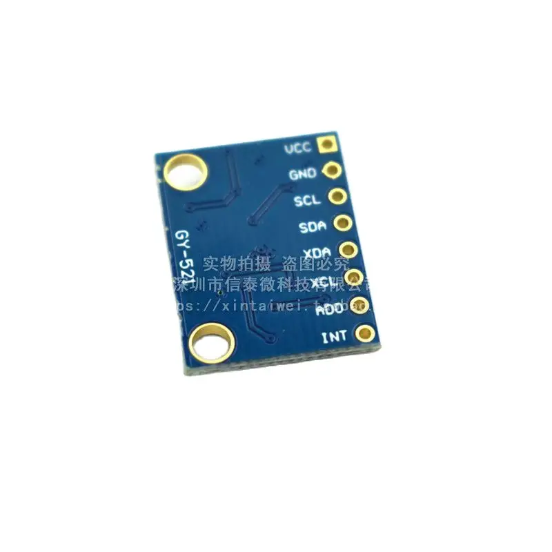 MPU-6050โมดูลเร่งความเร็ว3แกน Gyroscope 6DOF GY-521มีรหัส Schematic แผนภาพ Gold-สร้อยคอเครื่องประดับ