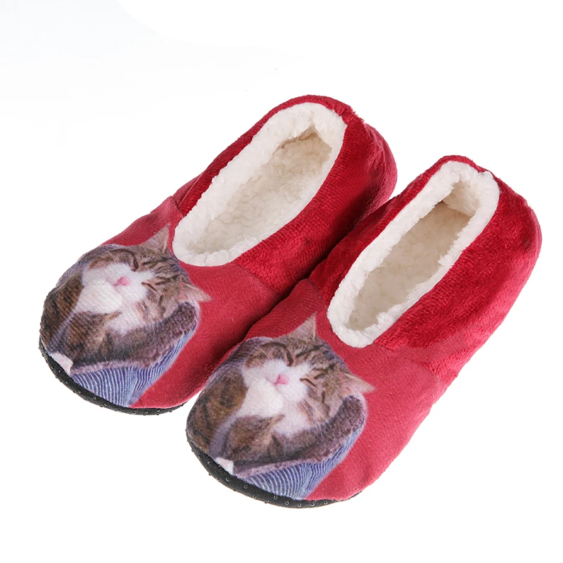 Mntrerm 2023 Arrival Winter Warm Plush Slippers Solid Super Soft Home Slippers Indoor Animal Women Slippers Shoes