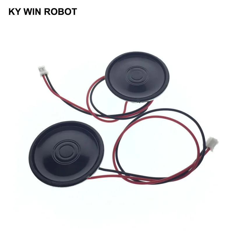 2pcs/lot New Ultra-thin speaker 4ohms 1 watt 1W 4R speaker Diameter 40MM 4CM thickness 5MM with PH2.0 terminal wire length 20CM