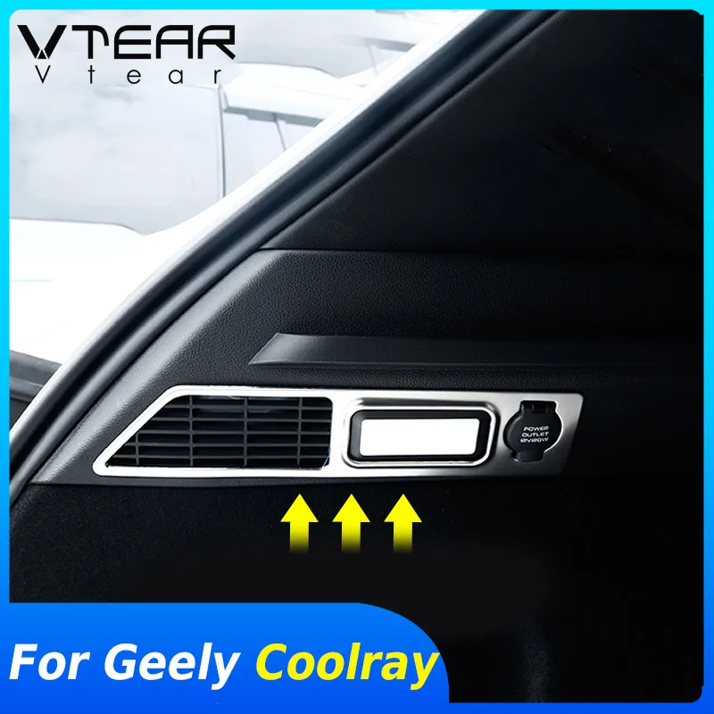 Vtear For Geely Coolray Sx11 BelGee X50 Interior Styling Rear Reading Lights Cover Car Rear Trunk Lights Trim Accessories Parts