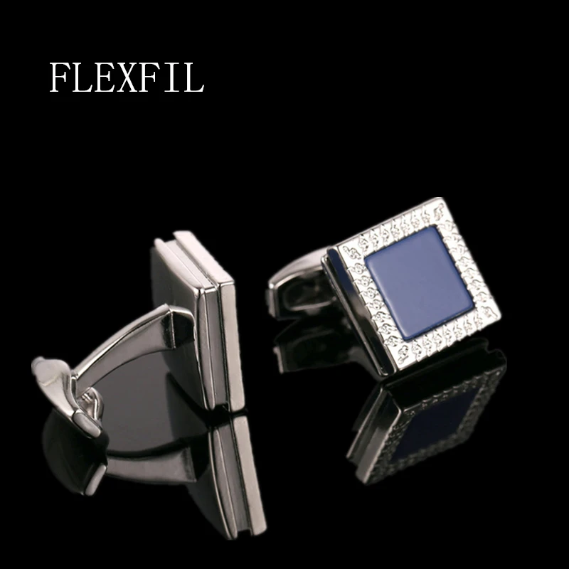 FLEXFIL Jewelry Fashion shirt cufflink for mens Brand cuff button cuff link High Quality Wedding male abotoaduras Free Shipping