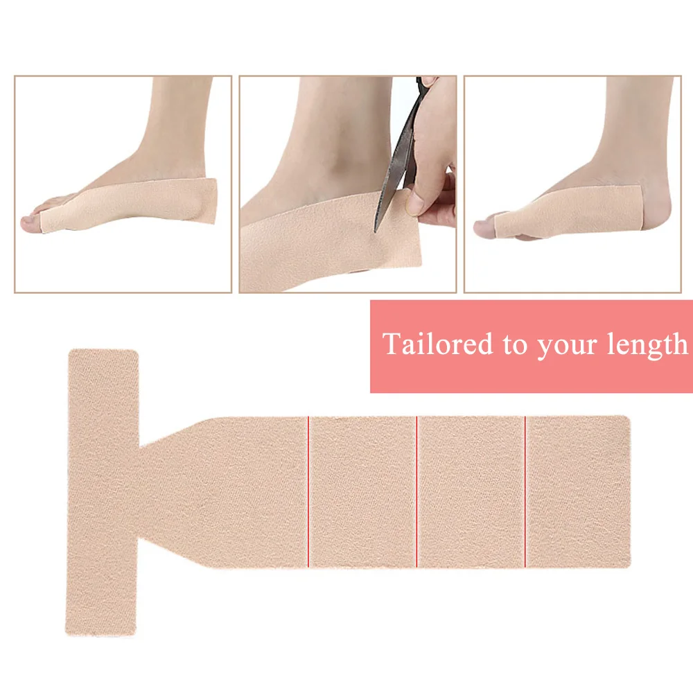 1Pcs Hallux Valgus Bandage Comfortable T Shaped Self Adhesive Bunion Pain Relief Breathable Soft Foot Toe Corrector Tape