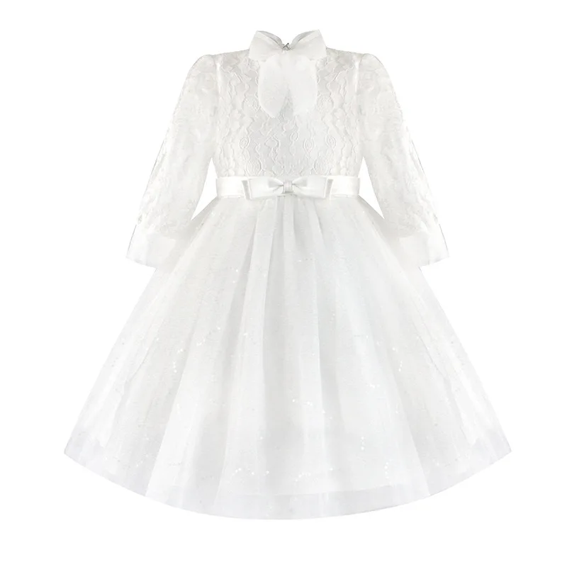 

2020 Children Girls White Lace Princess Tutu Dress Spring Autumn Summer Girl Kids Birthday Party Formal Dresses Vestidos Clothes