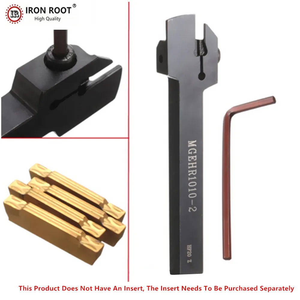 IRON ROOT MGEHR/L1010-1.5,1010-2,1010-2.5,1010-3 CNC Lathe External Grooving Tool Holder For MGMN,MGGN,MRMN