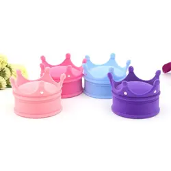 Crown Shape Rhinestone Jewelry Gift Packaging Box Trinket Velvet Ring Earring Necklace Wedding Storage Display Holder Wholesale