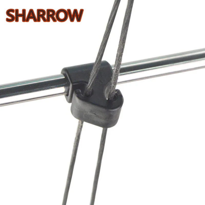 Archery Cable Slide 3/8'' Cable Bar Plastic Arrow String Separator Compound Bowstring Tools For Shooting Training Accessories