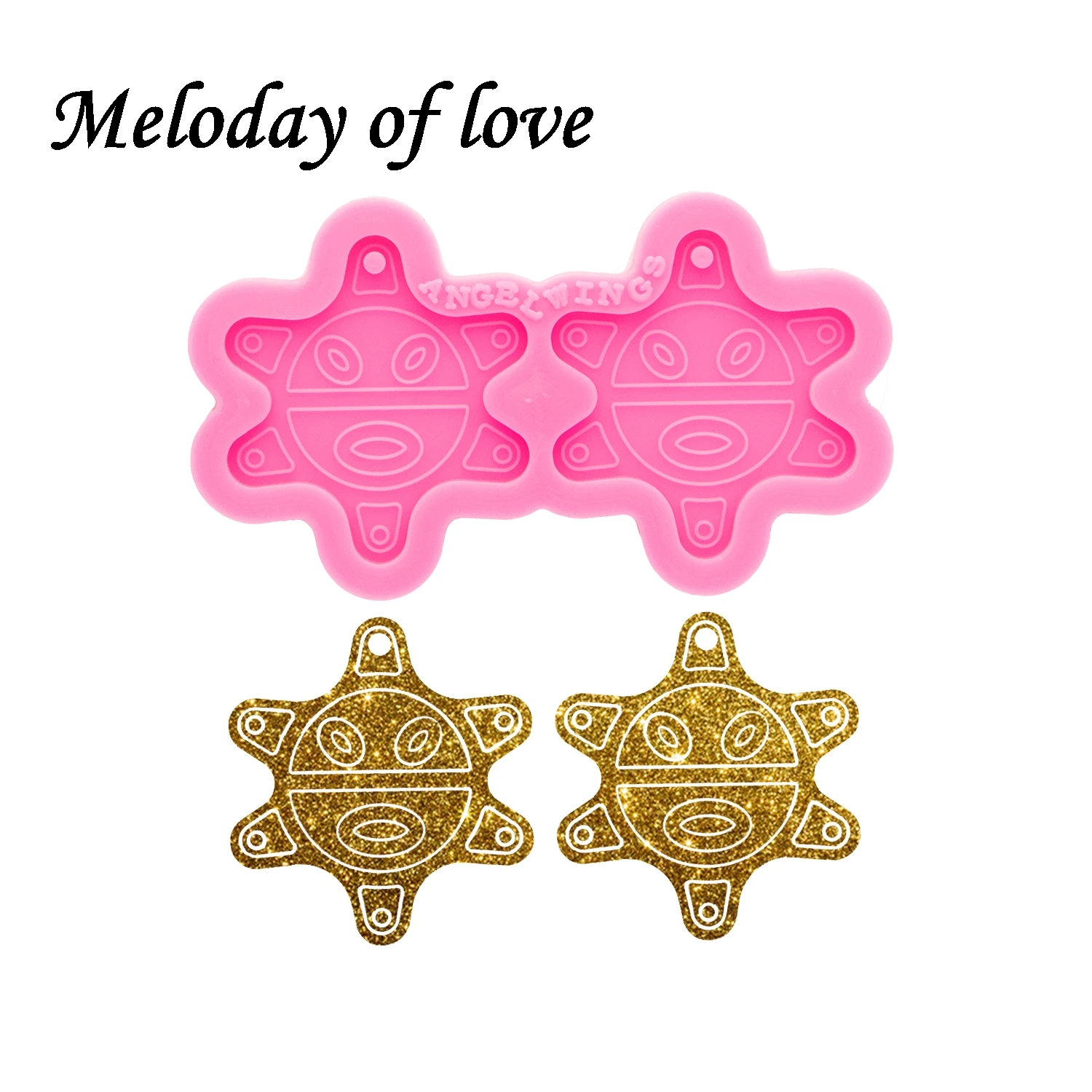 Glossy Silicone INDIAN SUN Resin Keychain Mold, Epoxy Earring Jewelry Resin Casting, Clay Molds In Sculpture DY0787