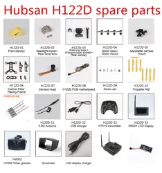 Hubsan H122D X4 RC Drone Quadcopter spare parts blades motor remote control main board charger motor base cover shell Camera