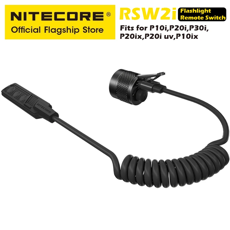 NITECORE-linterna táctica RSW2i, USB-C de interruptor remoto para linterna de i-generation, P23i, SRT6i, P10i, P20i, P30i, P20iX, P10iX, P35i