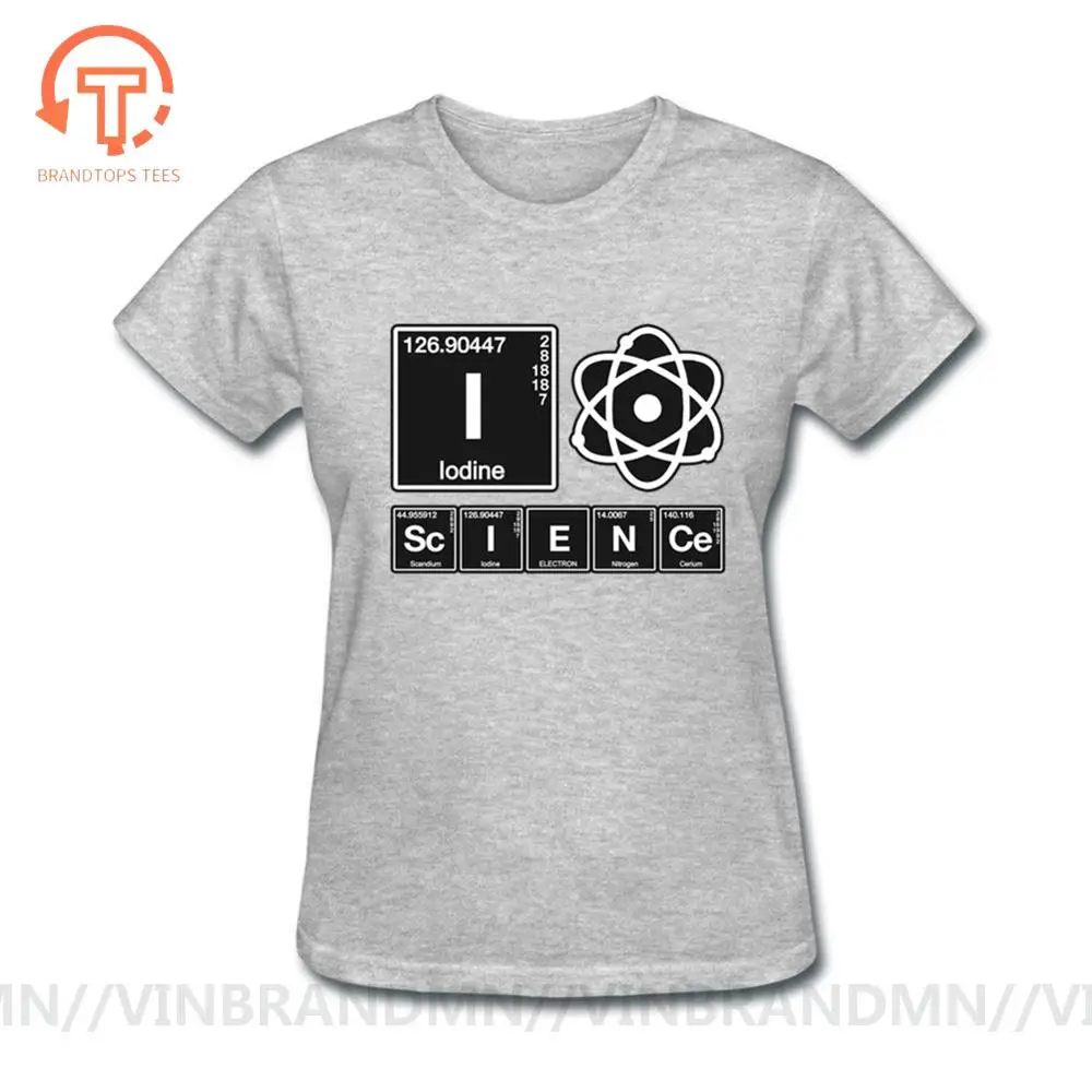 Funny Element Of Loving Science Geek Tshirt - Biology Chemistry Physics Experiment Top Tee Fashion woman Chemical Symbol T-Shirt