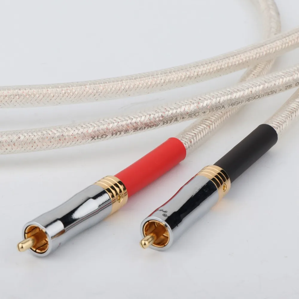 Preffair X414 HI-End OCC Silver Plated 75ohm Digital Coaxical Cable HIFI Digital Audio Video Wire
