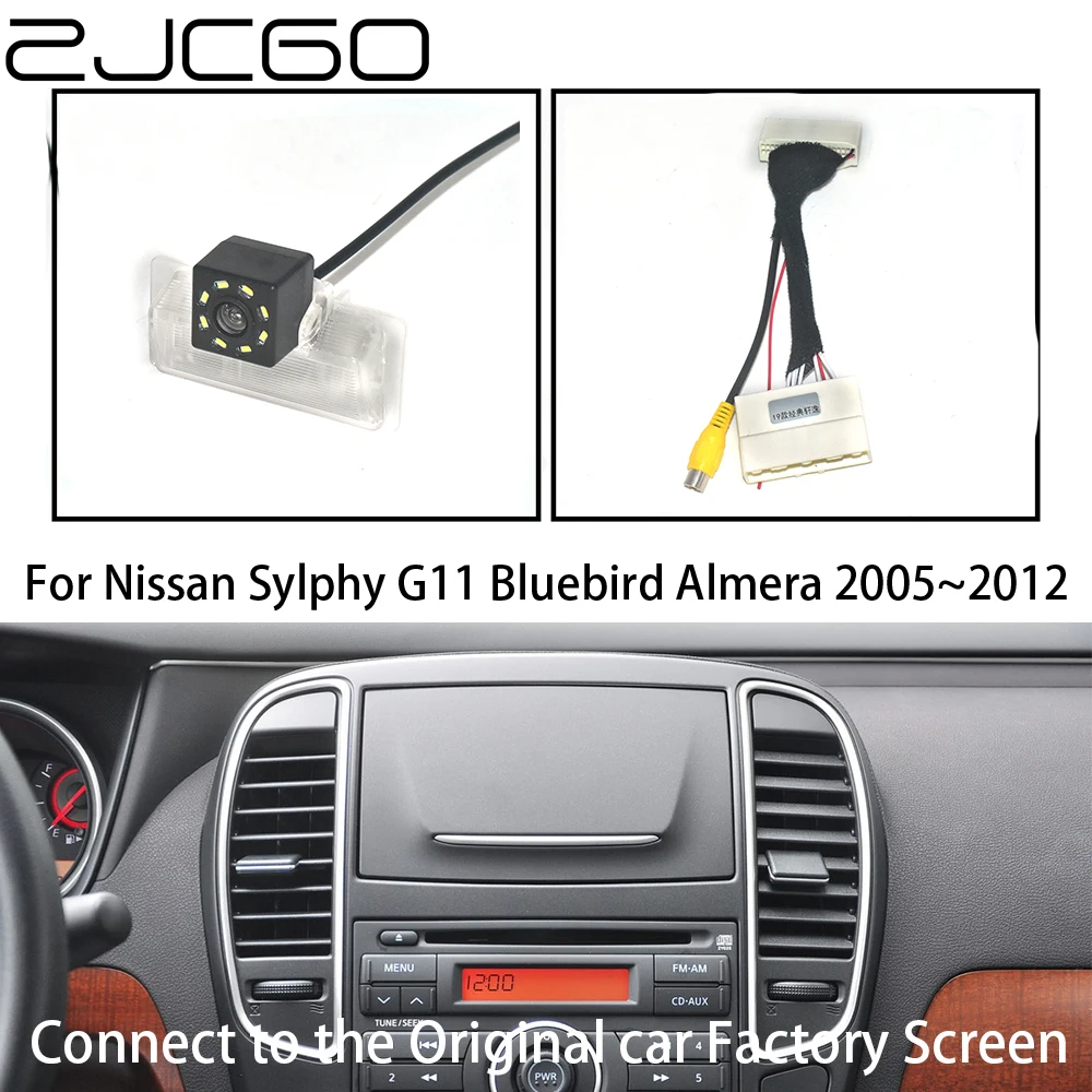

Камера заднего вида ZJCGO HD для Nissan Sylphy G11 Bluebird Almera 2005 ~ 2012