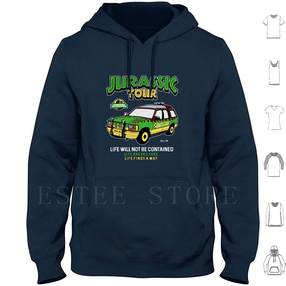 Dinosaur Tour Fun Movie Spoof Hoodies Dinosaur Tour Fun Movie Spoof