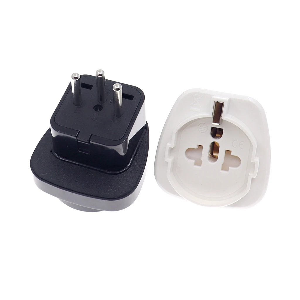 Switzerland Travel Plug Adapter Type J, Universal US/Italy/Brazil/Schuko To Swiss 3 Pin Wall Plug International Socket