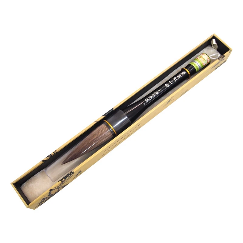 1pc Chinese Famous Brand Tiger Water Inkstick Painting Calligraphy Brush Big Splash Ink Landscape Sumi-e Huangbinhongshanshui