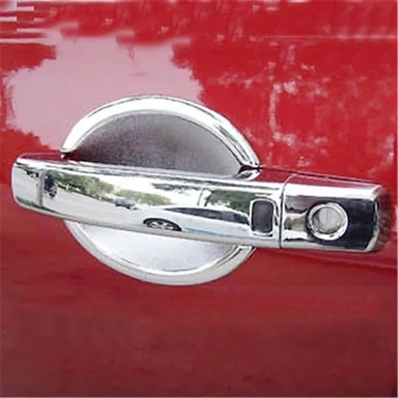 ABS Chrome Door Handle Bowl Door handle Protective covering Cover Trim For Nissan Qashqai J10 2008-2015 Car styling