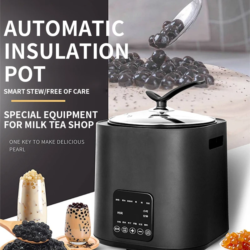 Fully automatic heat preservation pot for milk tea shop commercial large capacity 9L boiled pearl sago taro balls WF-D9