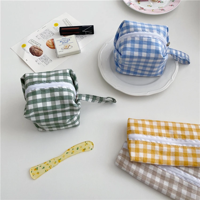 حقيبة مستحضرات تجميل زيبر السفر منظم أدوات التجميل ، القطن رقيقة ، لينة سعة كبيرة حقيبة مستحضرات التجميل للنساء والفتيات