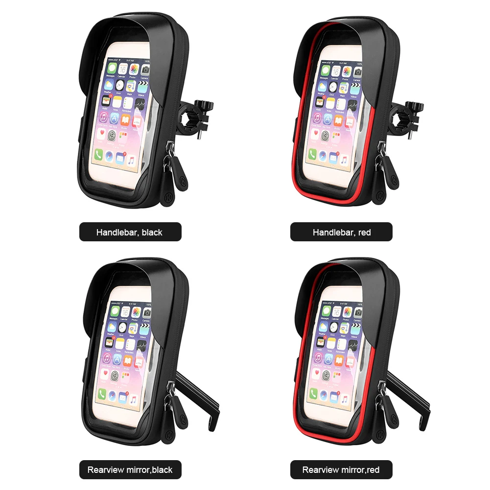 MTB Bicycle Phone Holder Bag Case Waterproof Dust-proof For Cycling Bike Mount Cell Mobile Phone Stand Bag Bicycle Accessories