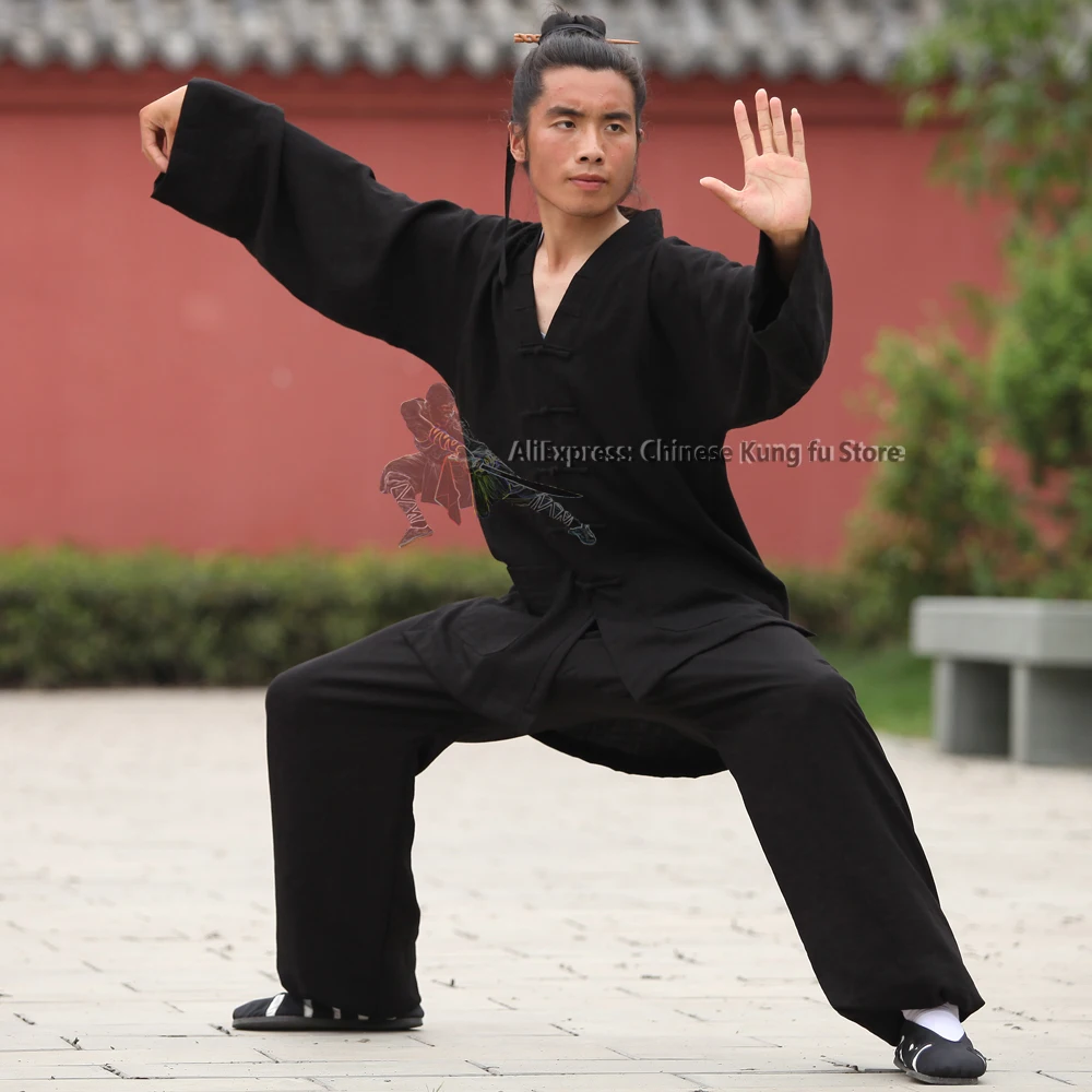 25 Colors Linen Wudang Taoist Martial arts Kung fu Suit Tai chi Wing Chun Wushu Uniform Custom Service Need Your Measurements