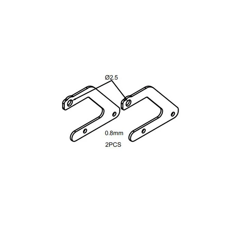 OMPHOBBY M2 Frame Rear Reinforcement Plate set fit EXP OSHM2100