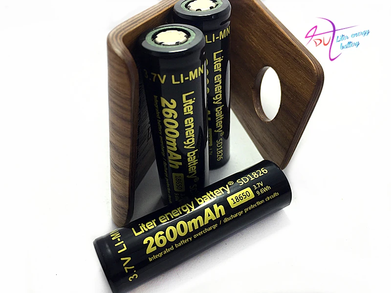 10 stks/partij Nieuwe Originele 18650 Groothandel 100% Authentieke Liter Energie Batterij 18650 3.7V 2600MAH Li-Ion Batterij voor tablet pc inch